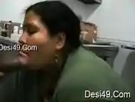 Desi Hindu Bhabi Sucking And Fucking Muslim Uncle With Glory Hole