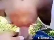 Brazilian hooker fucked by customer in outdoor