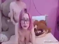 Hair Teen With Glasses Getting Fucked Live At Sexy (hot Pink)