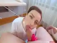 Luna Roulette In The Young Nurse Took Care Of The Patient And Ate His Sperm