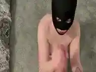 Masked Slut Begs For Cum Gets Covered Facial