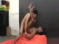 Latino Colombiano Takes Cum On The Chest