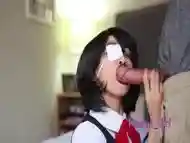 Asiatica Misaki Mei recibe una corrida facial