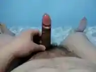 Mira como me pajeo mi verga mexicana