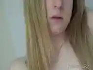 Rubia española amateur cachonda follando con Torbe