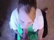 AmberNJasper: Barista Blowjob