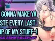 ASMR - Dom Step-Sister Makes You Taste ALL Of Her! (REAL SEX SOUNDS!) Hentai Anime Audio Roleplay