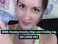 ASMR Chewing Crunchy Chips and Crinkling Bag MP3