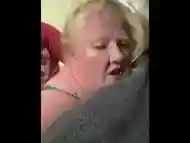 Albino BBW takes deep rough creampie