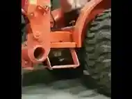 Amateur farm girl masturbating and orgasm on tractor