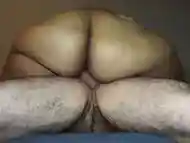 Asian BBW Needs Rent Money So She Rides Until Creampie For Some Cash