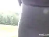 Ass play outside and in the Car masturbate driver fingering my pussy
