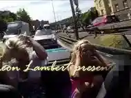 Attention Whore Teens: Flashing Boobs in Public and Ass on the road