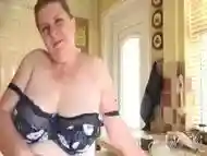 Aunt Judy''s - Your Busty BBW Housewife Rachel Sucks Your Cock in the Kitchen (POV)