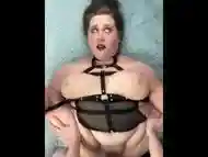 BIG TIT GOTH POV CUMSHOT ON MY FAT HAIRY PUSSY ð¤ð