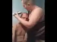 Bbw girl Headshaving him bald