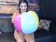 Beach Ball Blow Deflate Mysterious Hole