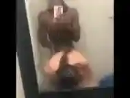Black guy fucks white girl in bathroom