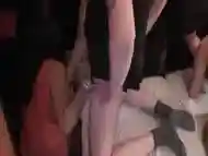 Blonde gangbang hottie doing homemade sex parties