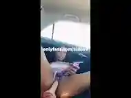 CAR MASTURBATION + SQUIRTING ORGASM