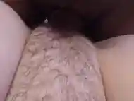 Closup of a thick cock fucking my milf pussy