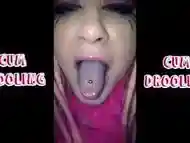 Cum Drooling with slurping sounds extended