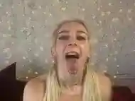 Cute Slutty Ahegao Face Blowjob With Cum Countdown  - Remi Reagan