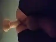 Cute show her skills to daddy