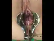 Female Urethral Stretching and Squirting Extreme BDSM Medical Play Torture