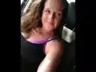 Flashing my pussy out in public in moving vehicle