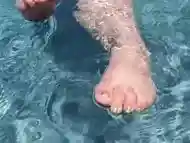 Foot Goddess Goes Swimming - Enjoy Her Delicious, Wet, Wrinkled Soles