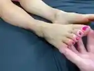 Fucking Beautiful Feet and Cumming