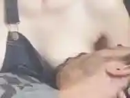 Full Nursing Session in Overalls (sensual kiss ending)