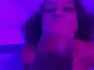 German mixed girl give blowjob in bathroom - DEEPTHROAT, CUM IN MOUTH, PISS IN MOUTH, NASTY, ROUGH,