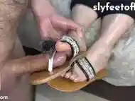 Gladiator sandals footjob trailer