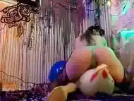 HD Looner Balloon Fetish B2P blow, pop, hump, balloon pussy stuff,suck&fuck 2 cum pop''s W whole body