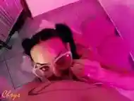 HORNY little DOLL wants her special lollipop to cum on her face! ChantyChrys