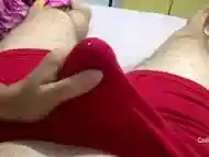 Handjob cumshot through underwear, huge cumshot ð