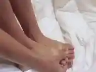 Her oiled soles fuck my dick - HOTKRALYA FOOTJOB