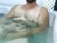 Hot Tub Masturbation, Cumshot In The Water & Pissing Outside The Tub Right After