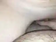 Hot blowjob and fuck creamy pussy in condom