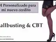 JOI personalizado para mi nuevo cerdito. Ballbusting & CBT.