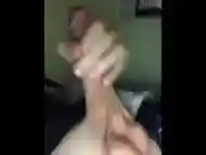 Jerking off while gf home