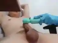 Korean male vibrator orgasm POV!