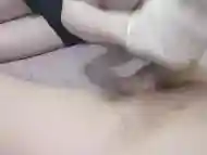 Leg Pinned Down Gloves Femdom Handjob Cock Milking