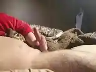 Long Nails Handjob with Big Cumshot!!