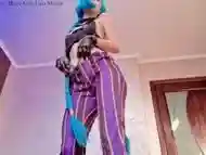 Lustful Jinx can''t liva without cum in her ass and mouth