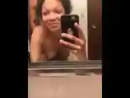 Me and my Ex Girlfriend Playing around in the bathroom