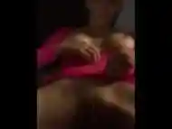 My Smoking Hot Wife Rubbing Ice on her tits after I fucked her hard