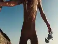 Outdoor sex. Hot russian slut nudist girl have fun on the wild beaches